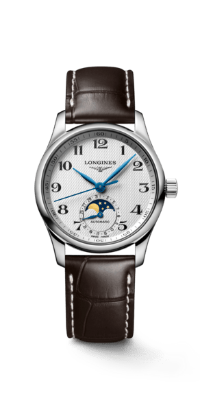 watchl2.409.4.78.3.png Longınes Master Collectıon Moonphase - Gümüş "Barleycorn" - Görsel 1