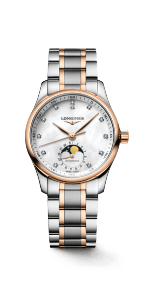 watchl2.409.5.89.7.png Longınes Master Collectıon Moonphase - Beyaz Sedef - Görsel 1