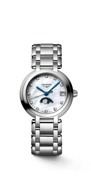 watchl8.115.4.87.6.png Longınes Prımaluna Moonphase - Beyaz Sedef - Görsel 1